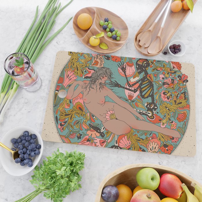 Laying on a Memory Cutting Board Gallery Image 2