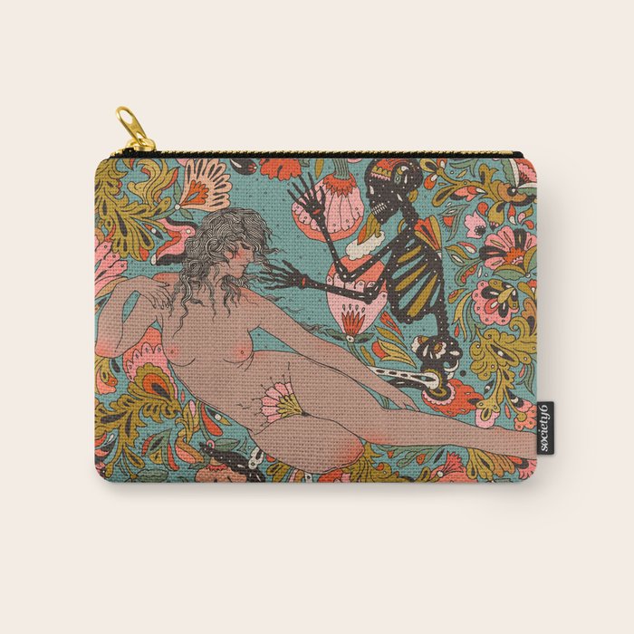 Laying on a Memory Carry All Pouch Gallery Image 1