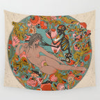 Laying on a Memory Wall Tapestry Gallery Image 4