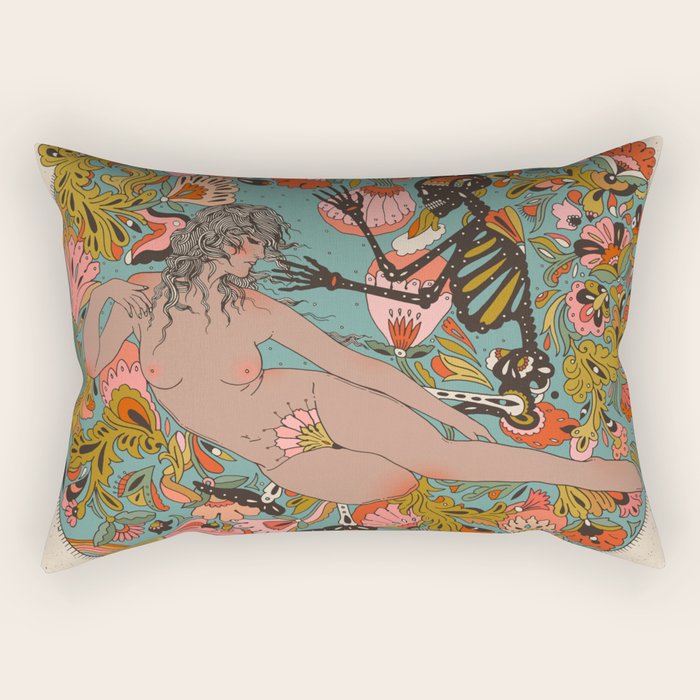 Laying on a Memory Rectangular Pillow Gallery Image 2