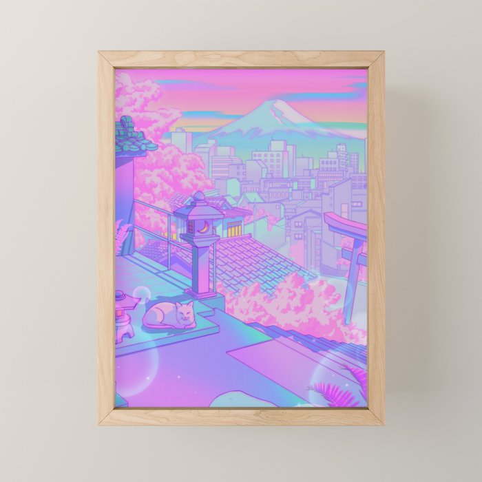 Fuji Blossom Mini Art Print Gallery Image 1