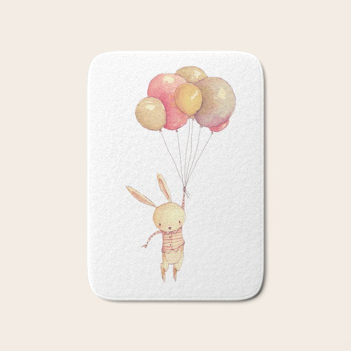 Flying Bunny Bath Mat Gallery Image 1