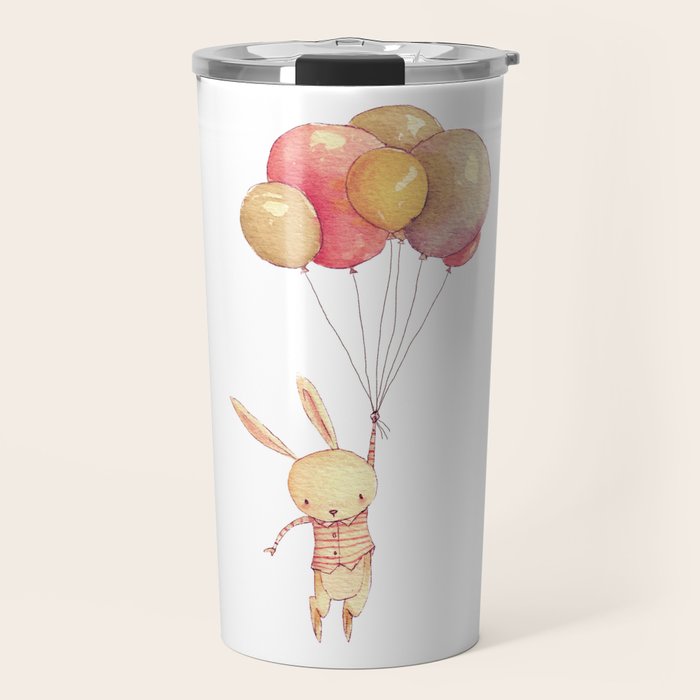 Flying Bunny Travel Mug Gallery Image 1