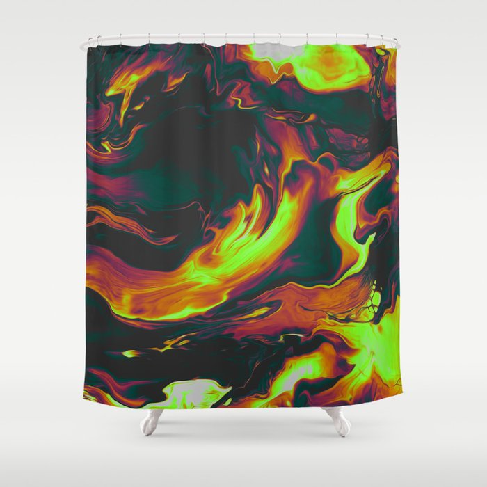 WAITING FOR THE BAD THING Shower Curtain Gallery Image 1