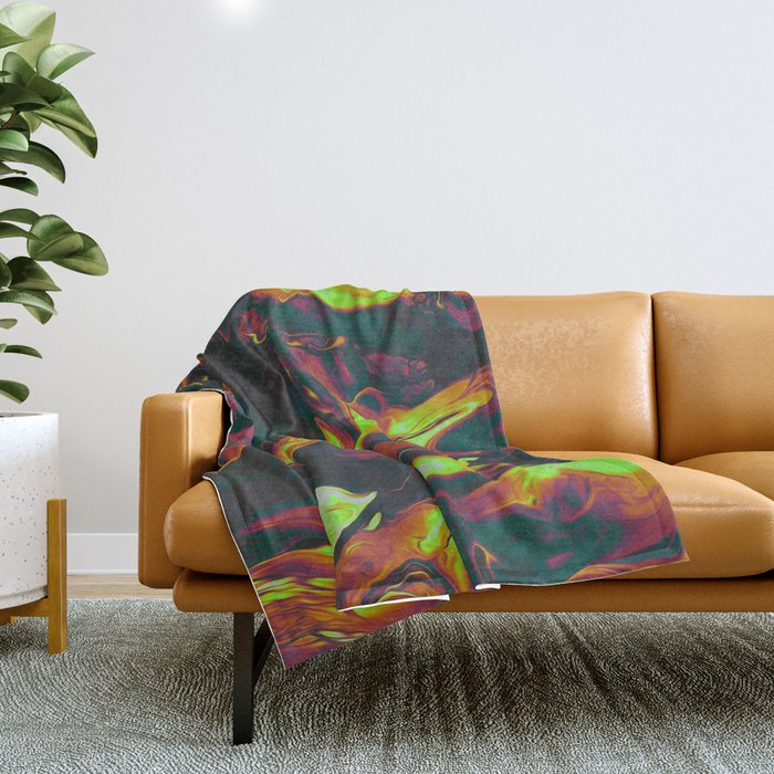 WAITING FOR THE BAD THING Throw Blanket Gallery Image 1