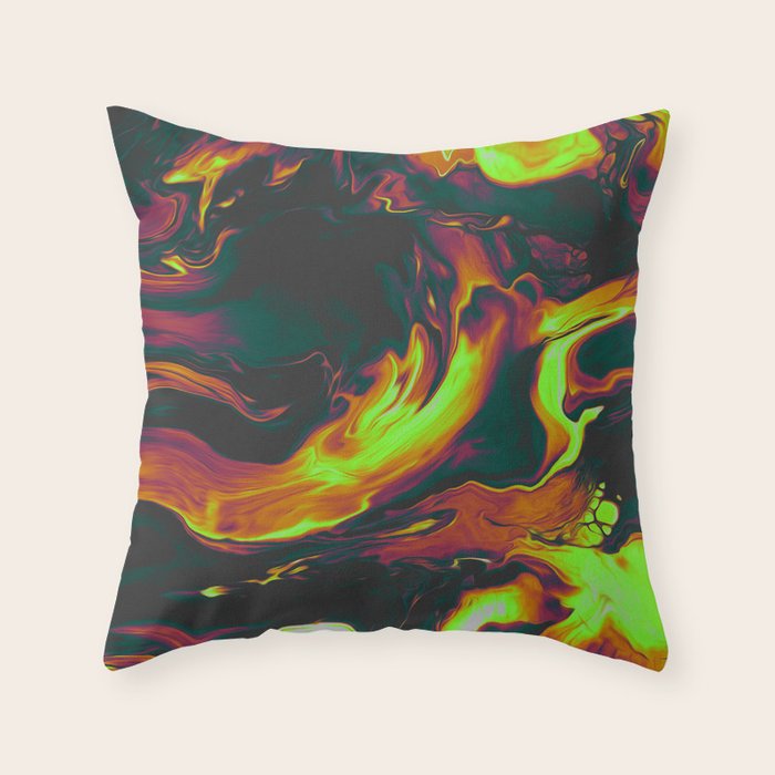 WAITING FOR THE BAD THING Throw Pillow Gallery Image 6