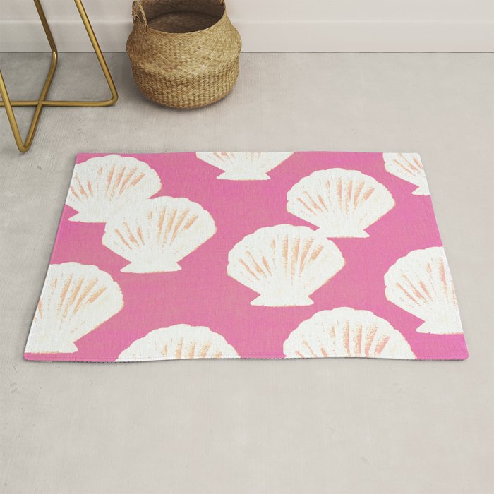 Pink Shells Pattern Rug Gallery Image 1
