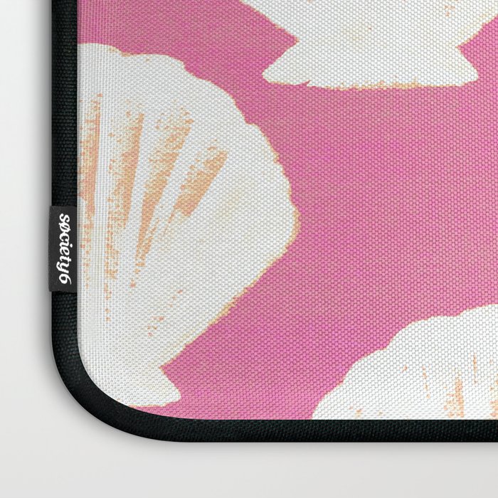 Pink Shells Pattern Laptop Sleeve Gallery Image 3