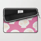 Pink Shells Pattern Laptop Sleeve Gallery Image 2