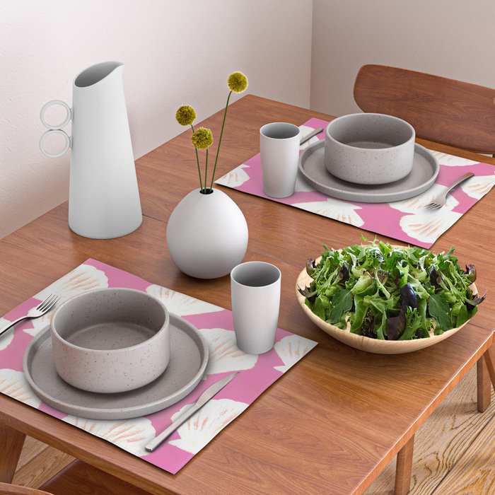 Pink Shells Pattern Placemat Gallery Image 2