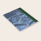 Daisies in Country Field Painting in Navy Blue Notebook Gallery Image 3