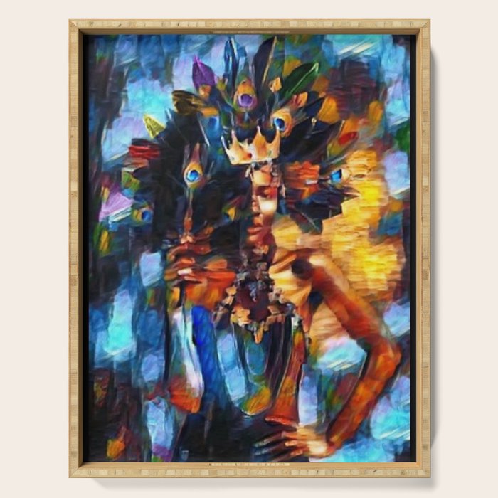 African American 'Amanirenas, Nubian-African Queen' Portrait Serving Tray Gallery Image 1