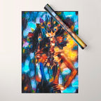 African American 'Amanirenas, Nubian-African Queen' Portrait Wrapping Paper Gallery Image 1