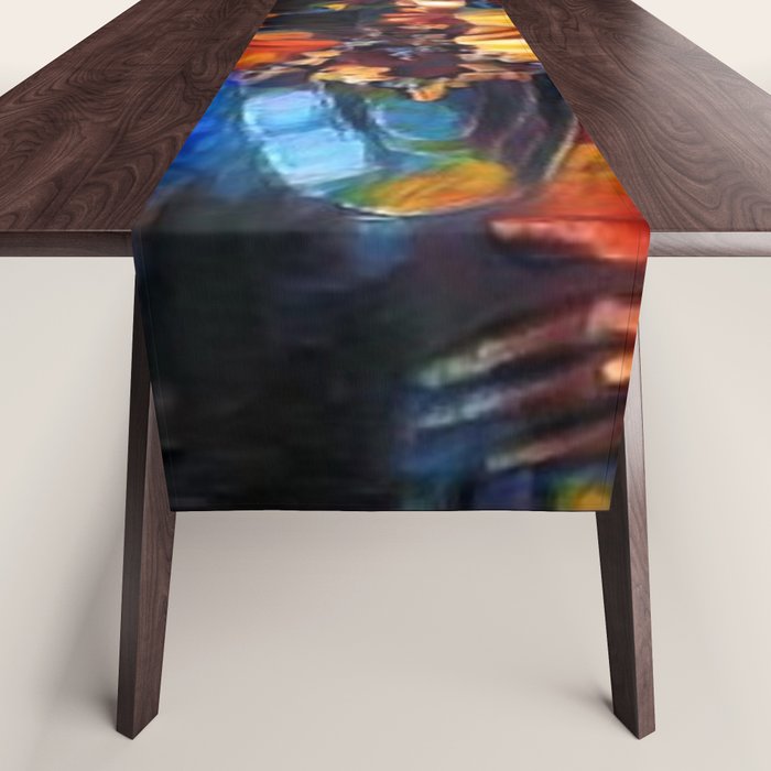 African American 'Amanirenas, Nubian-African Queen' Portrait Table Runner Gallery Image 1