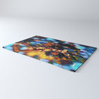 African American 'Amanirenas, Nubian-African Queen' Portrait Rug Gallery Image 3