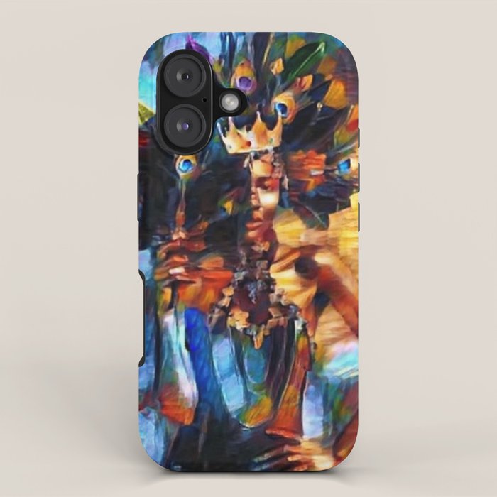 African American 'Amanirenas, Nubian-African Queen' Portrait iPhone Case Gallery Image 1