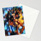 African American 'Amanirenas, Nubian-African Queen' Portrait Stationery Card Gallery Image 2