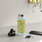 Earls Green & Onahau: Matisse Paper Cutouts 11 Water Bottle Gallery Image 4