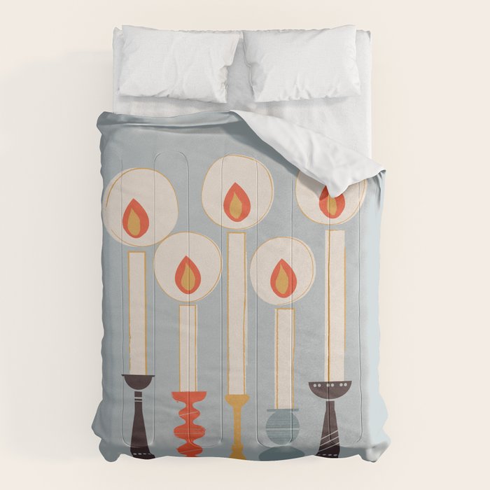 Festive Candles Comforter Gallery Image 6