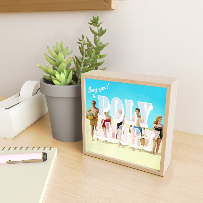 Say yes! To Polyamory Mini Art Print Gallery Image 2