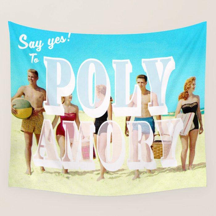 Say yes! To Polyamory Wall Tapestry Gallery Image 4