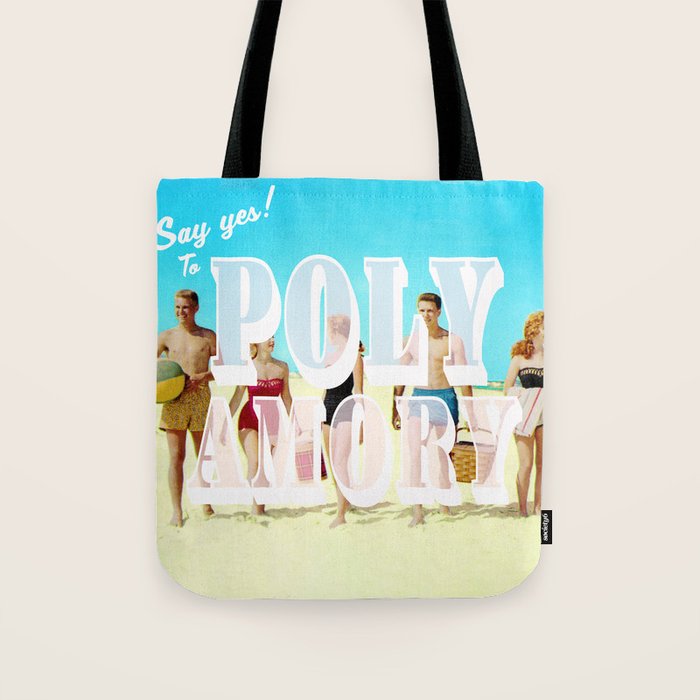 Say yes! To Polyamory Tote Bag Gallery Image 1
