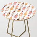 Rose Champagne Bottles Side Table Gallery Image 2