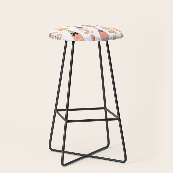 Rose Champagne Bottles Stool Gallery Image 1