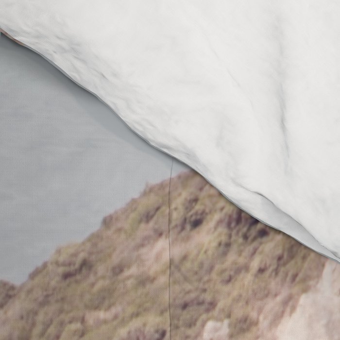 Beach - Colorful Sun Umbrellas two series - Ocean - Travel photography Comforter Gallery Image 4