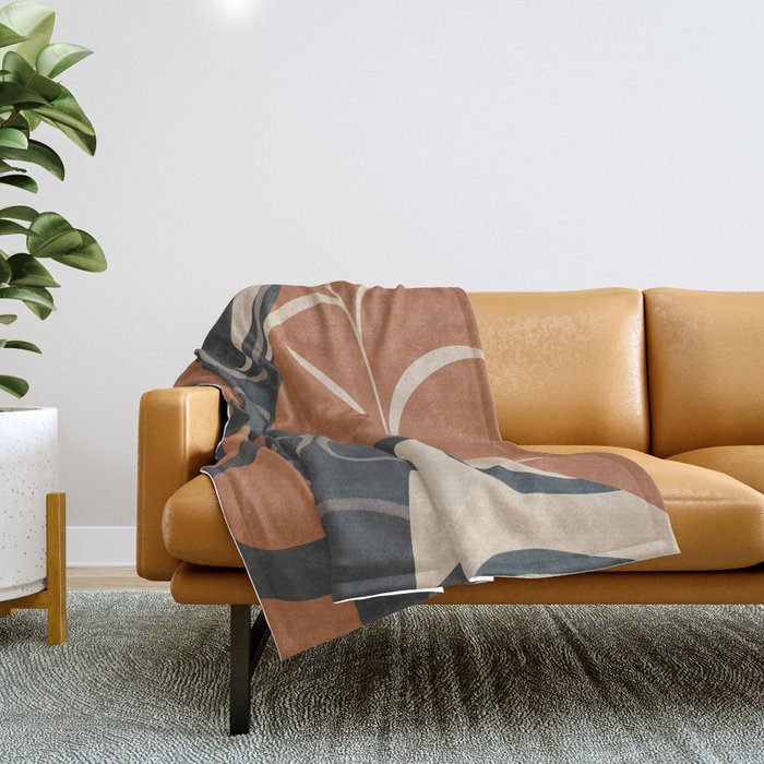Abstract Ceramics 3 Throw Blanket Gallery Image 1