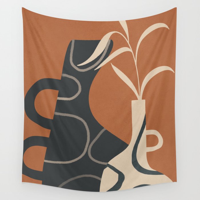 Abstract Ceramics 3 Wall Tapestry Gallery Image 4