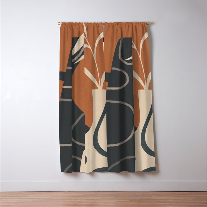Abstract Ceramics 3 Window Curtain Gallery Image 3