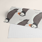 Whimsy Atlantic Puffin Wrapping Paper Gallery Image 2