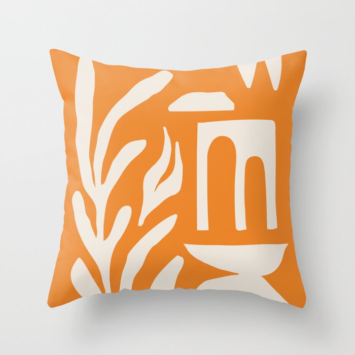Ancient market Throw Pillow Gallery Image 6