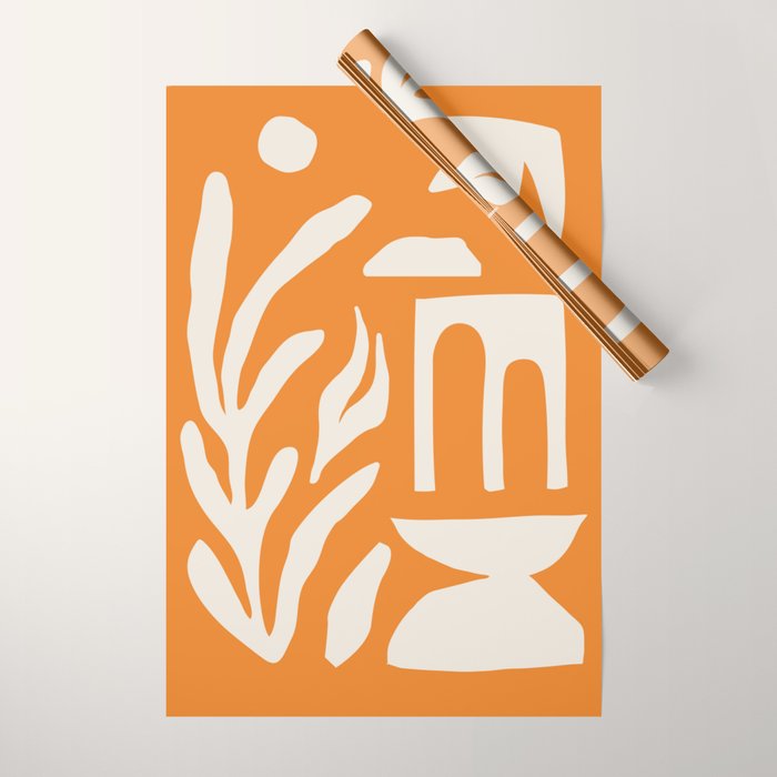 Ancient market Wrapping Paper Gallery Image 1
