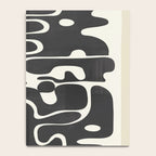 Minimal Abstract Maze - Noir Notebook Gallery Image 4