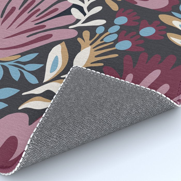 Dark Lush Floral Escape Rug Gallery Image 4