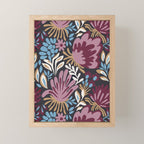 Dark Lush Floral Escape Mini Art Print Gallery Image 1