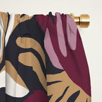 Dark Lush Floral Escape Window Curtain Gallery Image 2