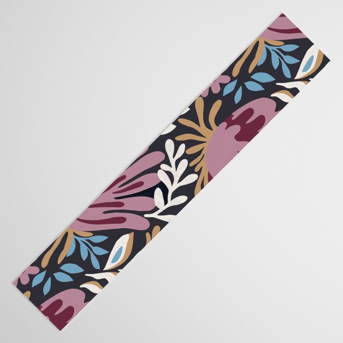 Dark Lush Floral Escape Table Runner Gallery Image 3
