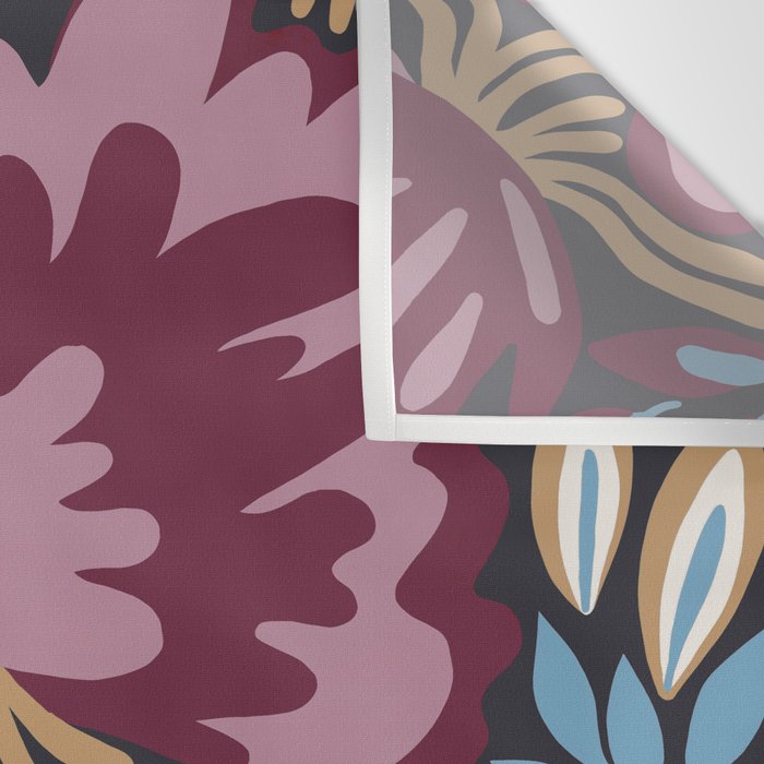 Dark Lush Floral Escape Wall Tapestry Gallery Image 3