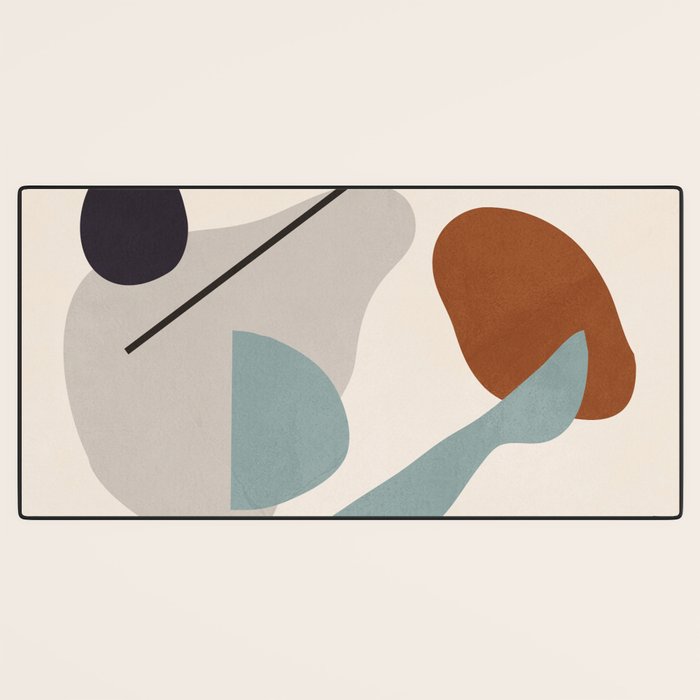 Abstract Shapes 11 Desk Mat Gallery Image 3