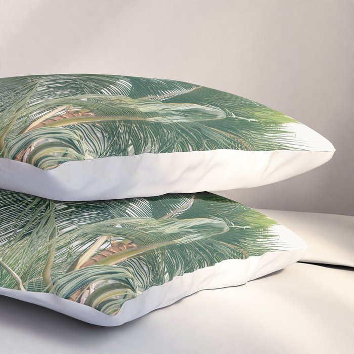 Lush Palm Trees Pillow Sham Gallery Image 3