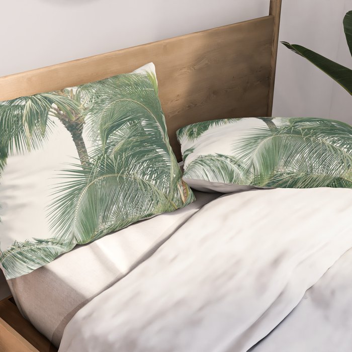 Lush Palm Trees Pillow Sham Gallery Image 2