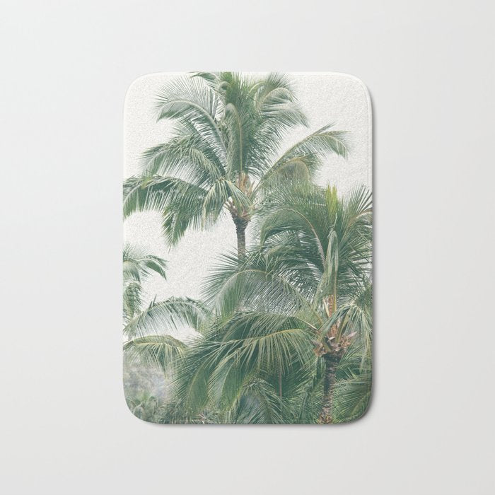 Lush Palm Trees Bath Mat Gallery Image 1