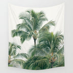 Lush Palm Trees Wall Tapestry Gallery Image 4