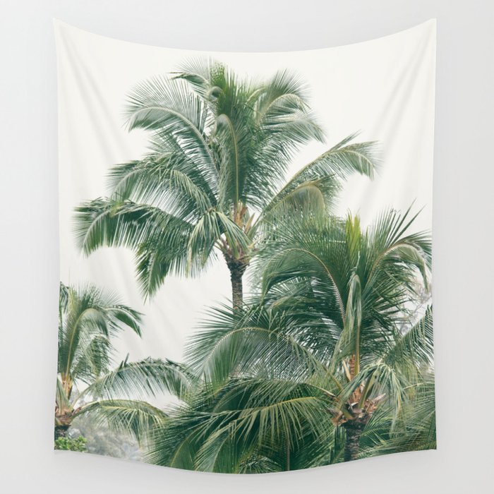 Lush Palm Trees Wall Tapestry Gallery Image 1