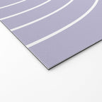 Minimal Arch XXXIII Lilac Purple Modern Geometric Lines Welcome Mat Gallery Image 2