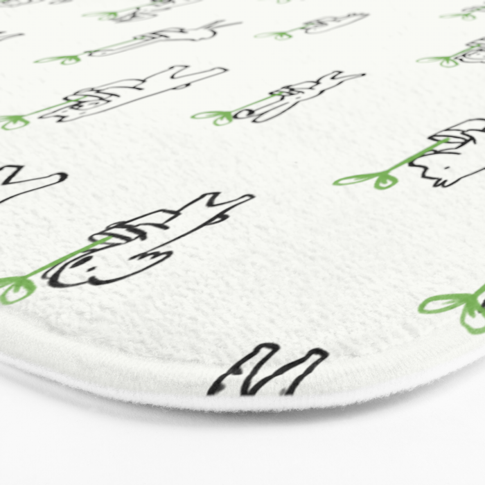 Let's plant a forest Bath Mat Gallery Image 3