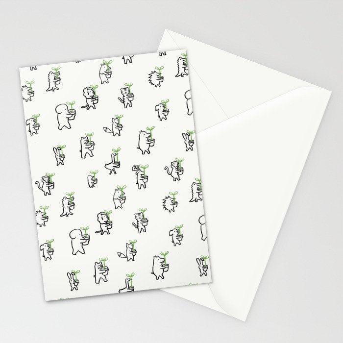 Let's plant a forest Stationery Card Gallery Image 2